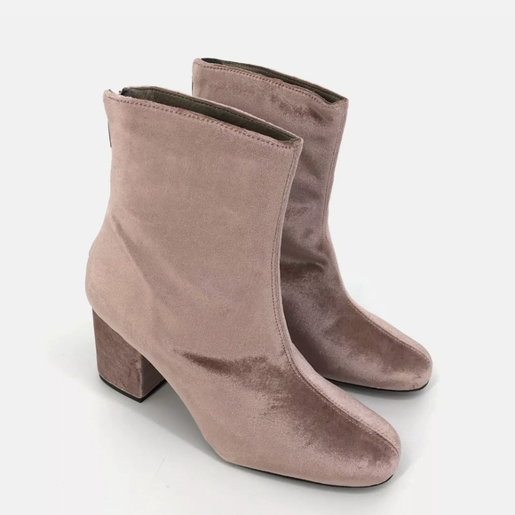 Free People Cecile Velvet Ankle Booties 6 & 8 - Picture 8 of 16